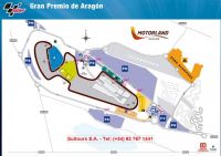 Moto GP Aragon <br/> mapa circuito Alcañiz